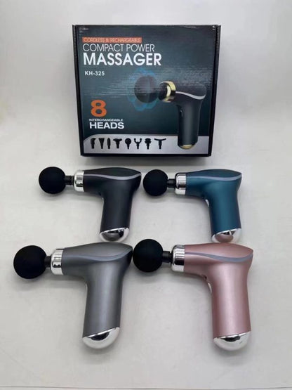 Power Massage With 8 Interchangeable Heads